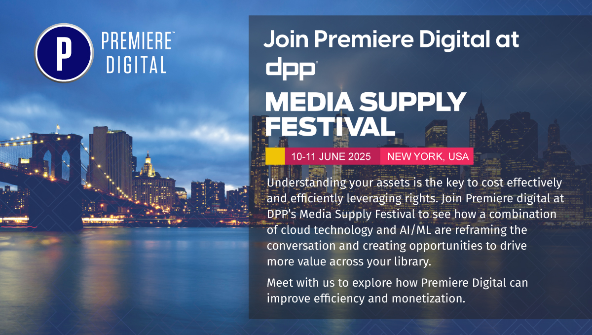 Join Premiere Digital at DPP Media Supply Festival June, 2025